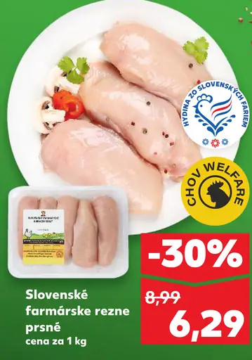 Slovenské farmárske rezne prsia