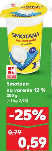 K-Classic Smotana na varenie