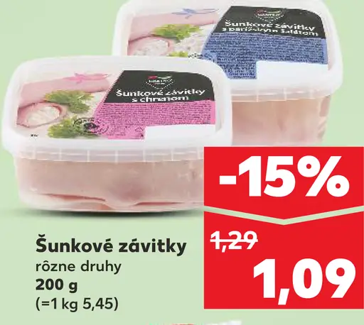 Šunkové závitky