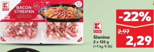 K-Classic Slanina plátky