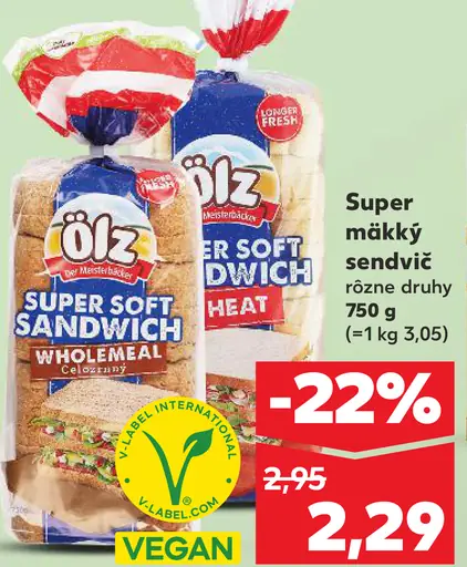 Schaerdinger Super mäkký sendvič