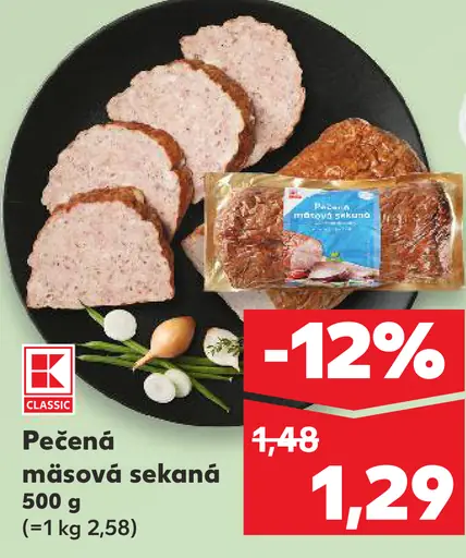K-Classic Pečená mäsová sekaná