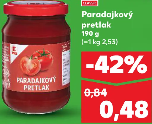 K-Classic Paradajkový pretlak
