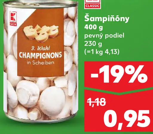 K-Classic Šampiňóny