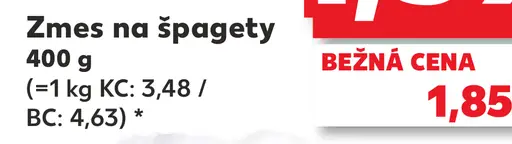 Zmes na špagety