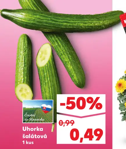 Čerstvé zo Slovenska Uhorka šalátová