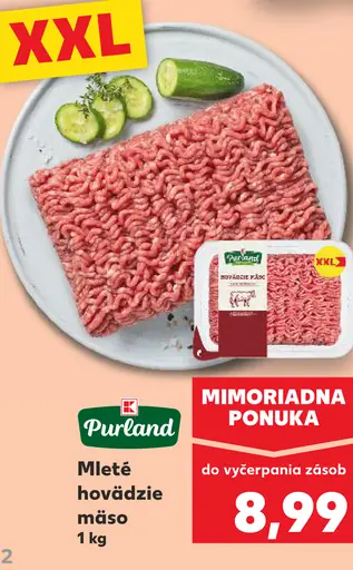 Purland Mleté hovädzie mäso
