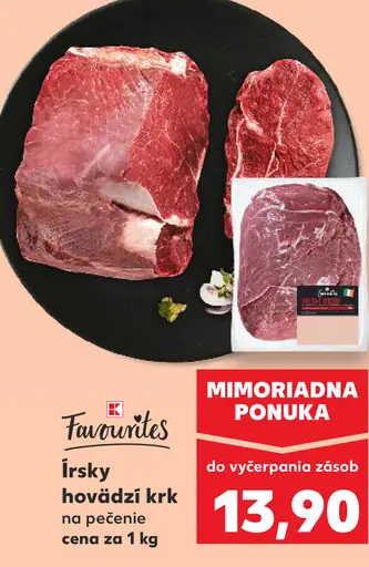 Favorites Írsky hovädzí krk na pečenie