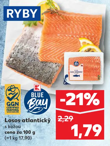 Blue Bay Losos atlantický s kožou