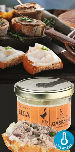Ella Husacia pečeňová paštéta