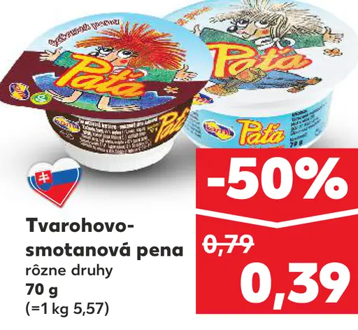 Paula Tvarohovo-smotanová pena