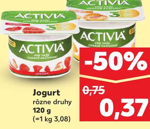 Activia jogurt marhuľa