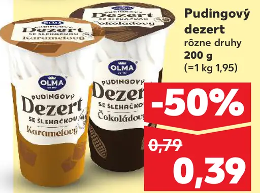 Olma Pudingový dezert