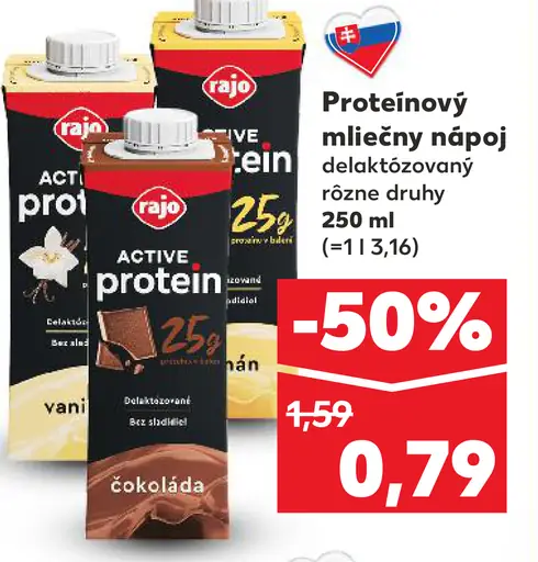 Rajo proteínový mliečny nápoj