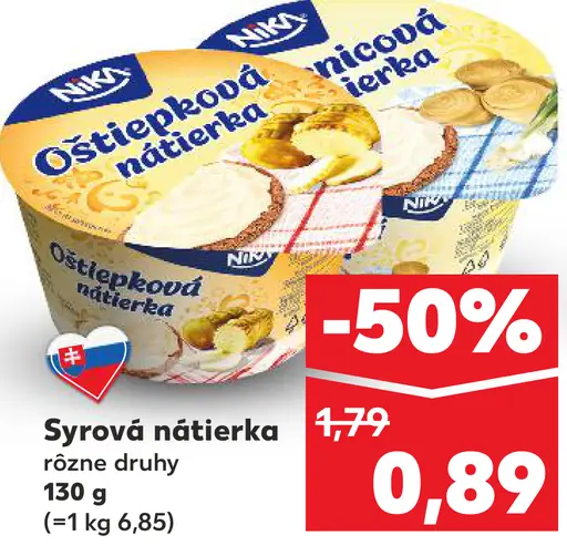 Naty Syrová nátierka