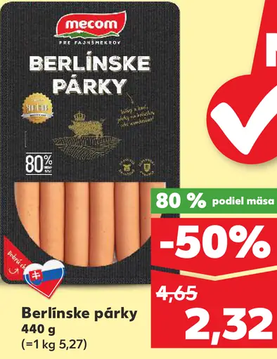 Mecom Berlínske párky
