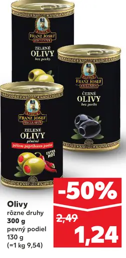 Franz Josef Olivy černé