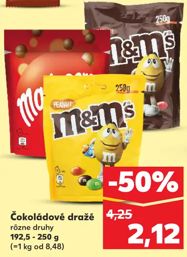 M&M's čokoládové dražé
