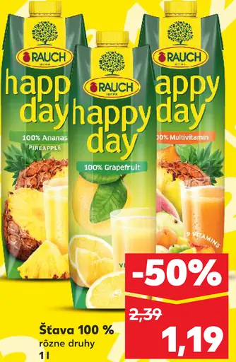 Rauch Happy Day Brusnicový nápoj