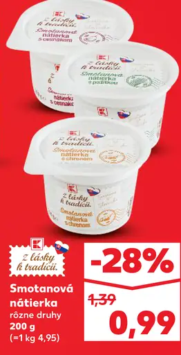 Milčanske smotanová nátierka