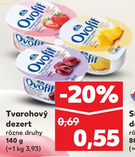 Tvarohový dezert Rajo