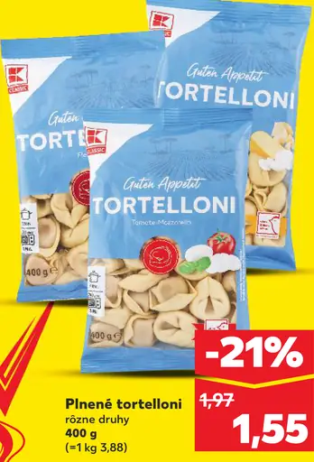 K-Classic Plnené tortelloni
