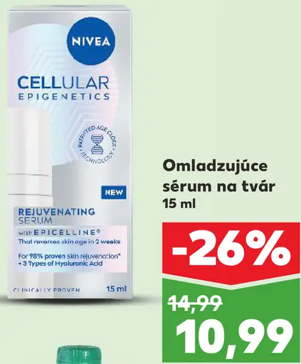 Nivea omladzujúce sérum na tvár