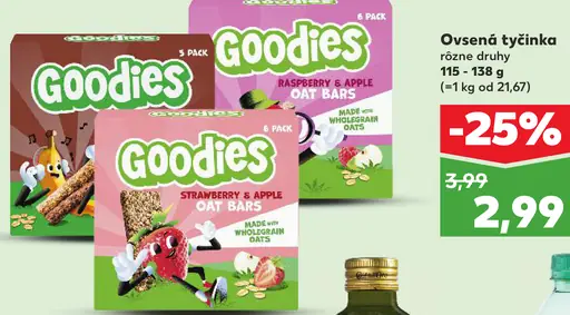 Goodies ovsena tyčinka+