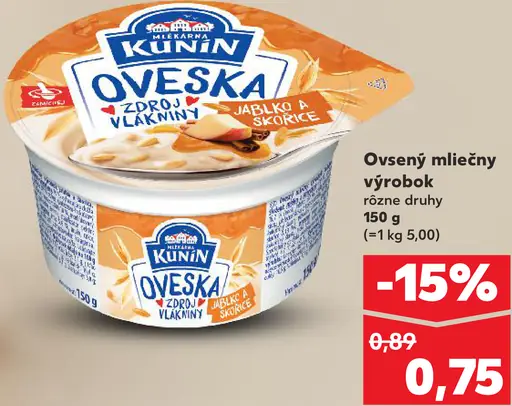 Kühn Kunín Ovesný mliečny výrobok