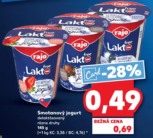Rajo Smotanový jogurt delaktózovaný