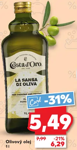 Costa d'Oro Olivový olej