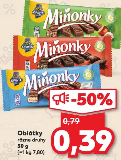 Opavia Mňonky oblátky