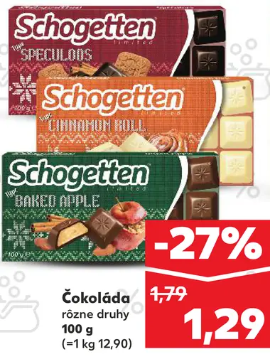 Schogetten Čokoláda