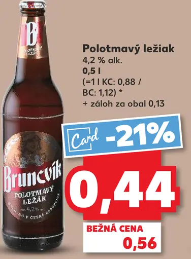 Bruncvík Polotmavý ležiak
