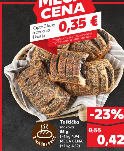 Z našej pece Taštička maková