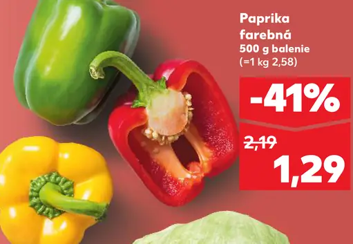 Paprika farebná