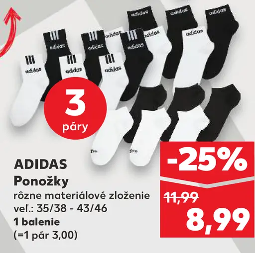 Adidas Ponožky