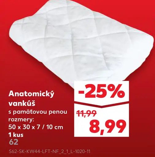 Anatomický vankúš