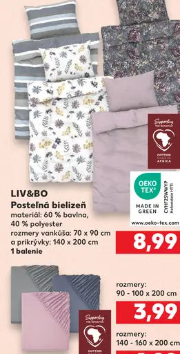 LIV&BO Posteľná bielizeň