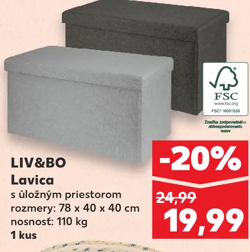 LIV&BO Lavica