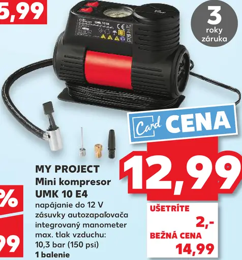 MY PROJECT Mini kompresor UMK 10 E4