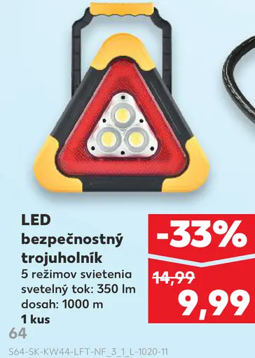 LED bezpečnostný trojuholník