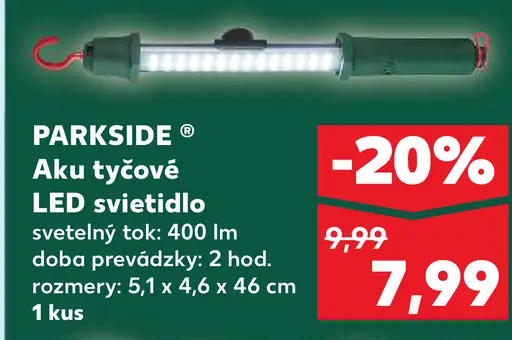 PARKSIDE Aku tyčové LED svietidlo