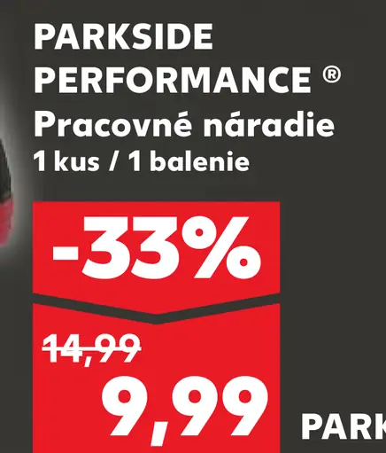 Parkside Performance Pracovné náradie