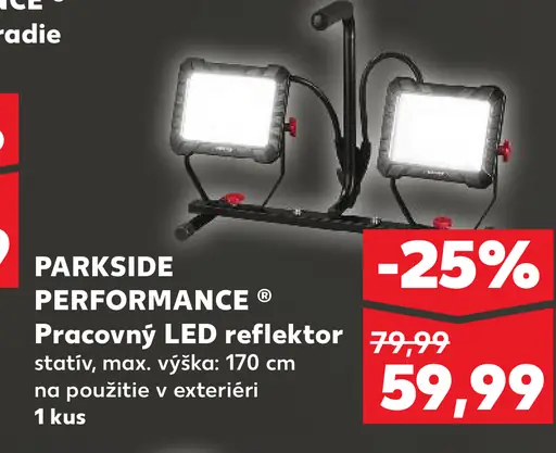 Parkside Performance Pracovný LED reflektor