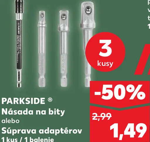 Parkside nástavec na bity