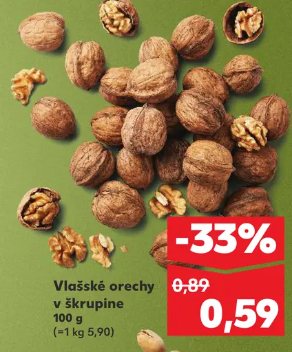 Vlašské orechy v škrupine