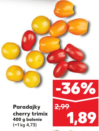 Paradajky cherry trimix