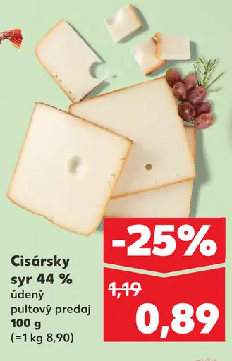 Cisársky syr 44 %