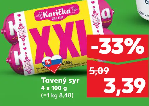 Karika Tavený syr XXL